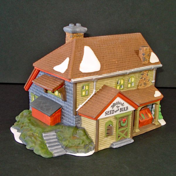 Bluebird Seed Bulb Dept 56 Christmas Village House Mint In Box #4