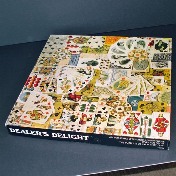 Dealers Delight Springbok Antique Playing Cards Jigsaw Puzzle #2