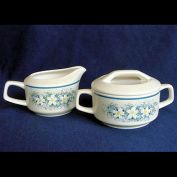 Lenox Dewdrops Creamer and Covered Sugar Set