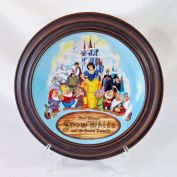 Disney Snow White 1987 Framed Collector Plate Clearance