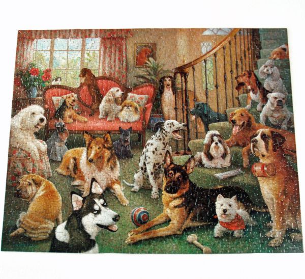 Dogs, Dogs, Dogs! Springbok 1000 Piece Jigsaw Puzzle #2