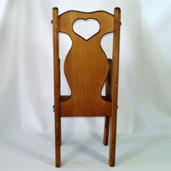 Wooden Doll Chair 23 Inch Optional High Chair Tray Clearance #4