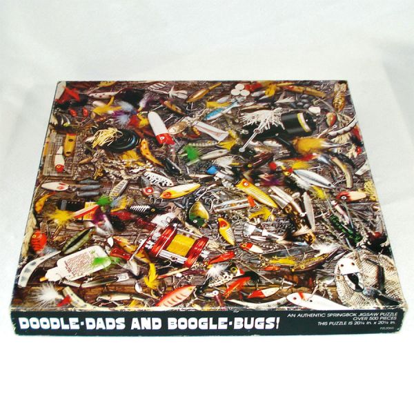 Doodle-Dads And Boogle-Bugs Springbok Fishing Lures Jigsaw Puzzle