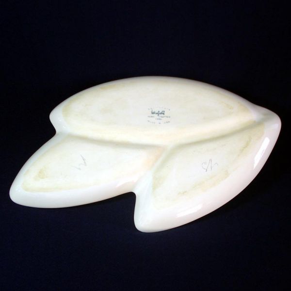 Winfield China Dragon Flower 3 Section Large Leaf Relish Dish Clearance #4