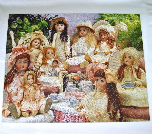 Dolls Tea Party Springbok 1000 Piece Jigsaw Puzzle #2