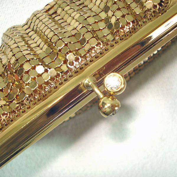 Duramesh 1950s Gold Mesh Evening Bag Clearance #3