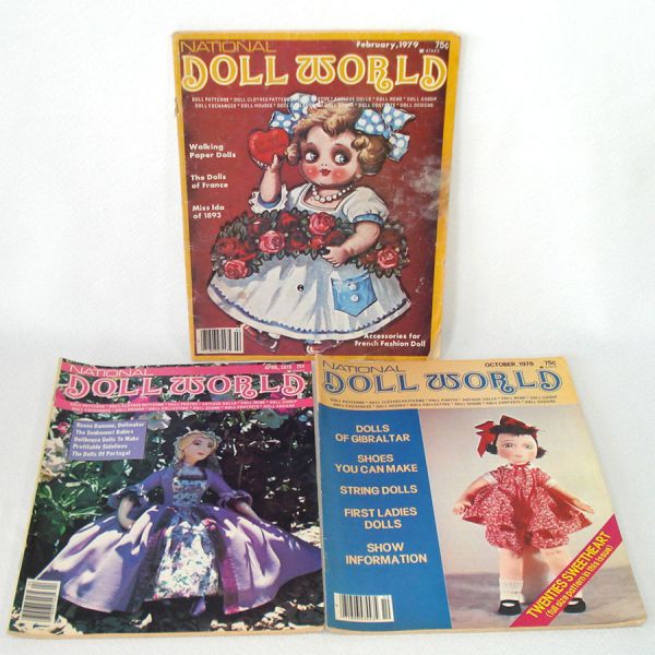 Doll World and Doll News Magazines 9 Issues 1970s Clearance #3