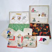 Vintage Child's Hankies Lot of 12