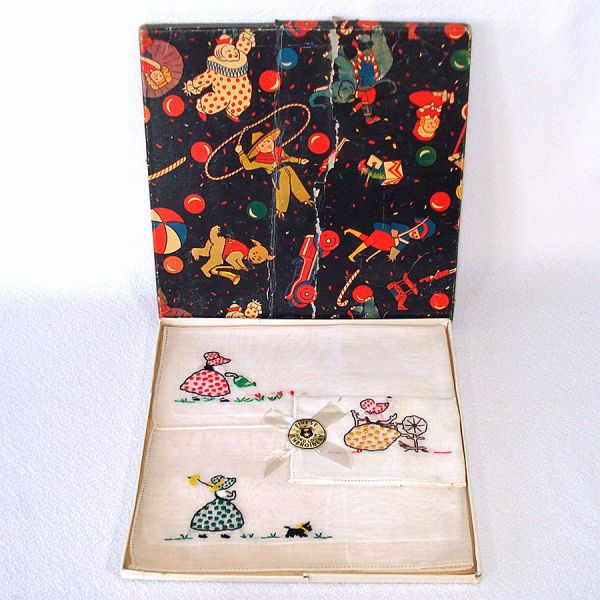 Vintage Child's Hankies Lot of 12 #2