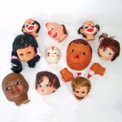 Lot 10 Craft Doll Heads For Soft Sculpture