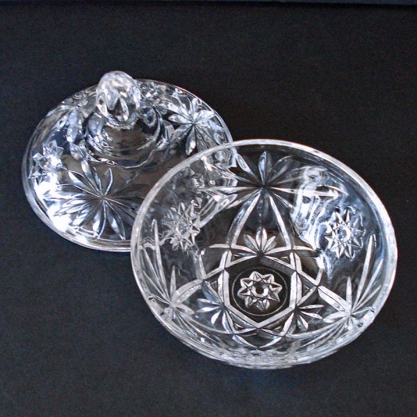 Anchor Hocking EAPC Star of David Prescut Candy Dish #2