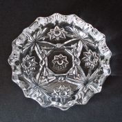 EAPC Early American Prescut Crystal Ashtray Hocking