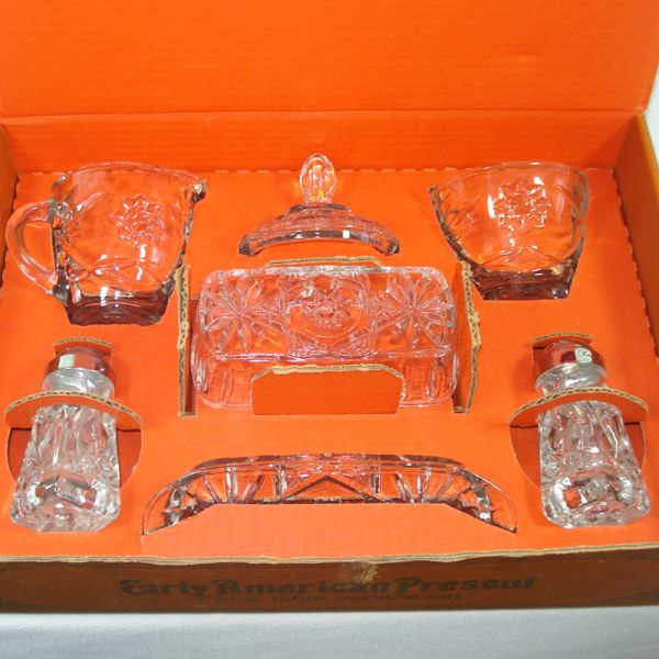 EAPC Early American Prescut 7 Piece Table Service Boxed #2