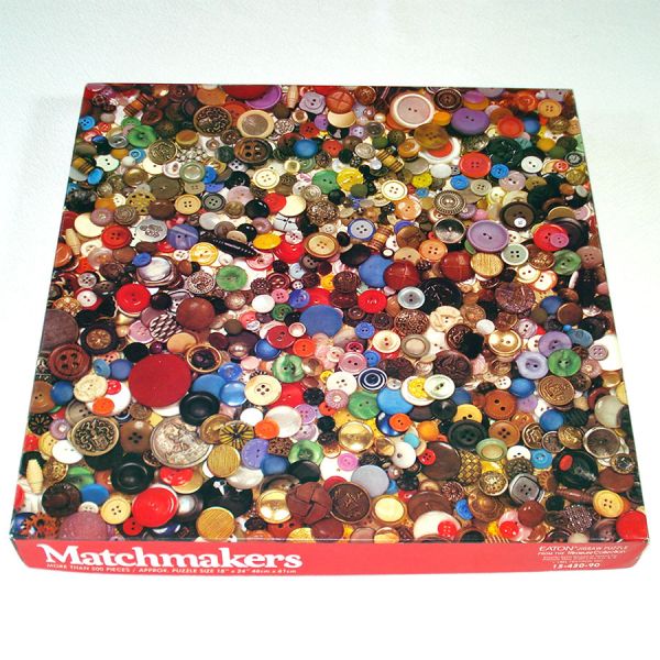 Matchmakers Buttons 1985 Eaton Jigsaw Puzzle 500 Pieces #1
