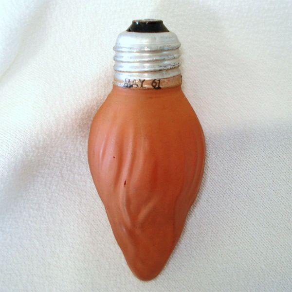 Austria Figural Pink Flame Standard Edison Base Light Bulb Working #3
