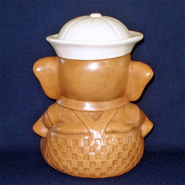 Twin Winton Baby Elephant Sailor Cookie Jar #3