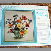 British Creative Patterns 1975 Embroidery Pattern Book Clearance