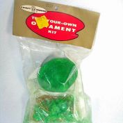 1969 Emerald Top Pin Beaded Christmas Ornament Craft Kit MIP