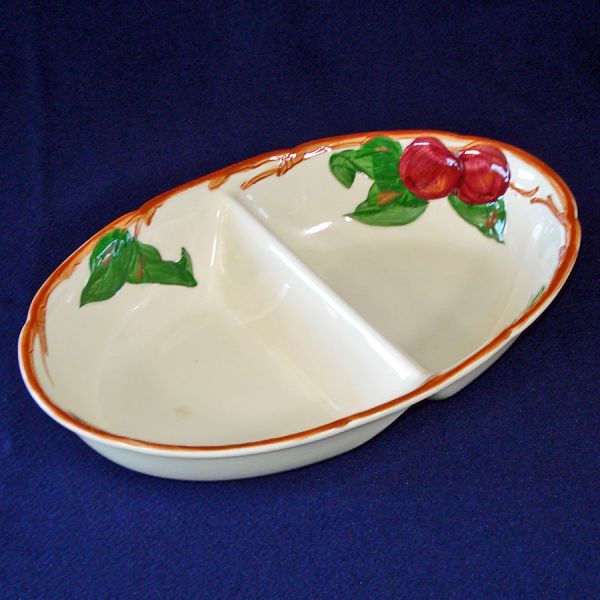 Franciscan Apple Divided Vegetable Serving Bowl #2