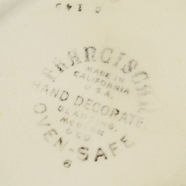 Franciscan Apple Divided Vegetable Serving Bowl #4