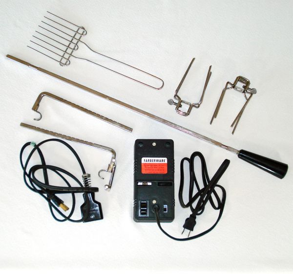 Farberware 454A Open Hearth Rotisserie Broiler Grill Appliance #5