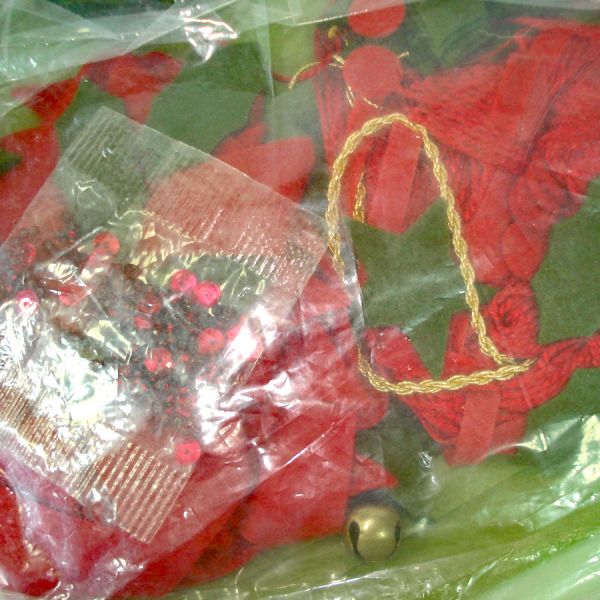 Feltpoint Poinsettia Christmas Stocking Needlework Stitchery Kit #4