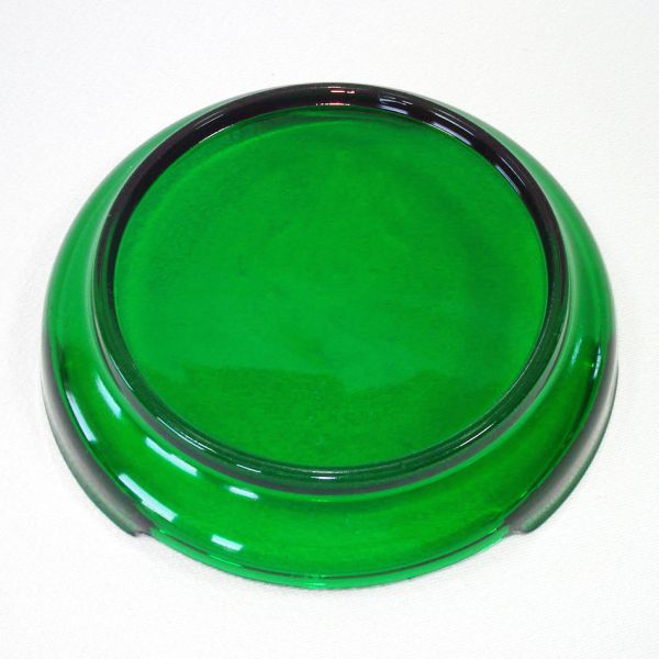 Anchor Hocking Forest Green Punch Bowl Base