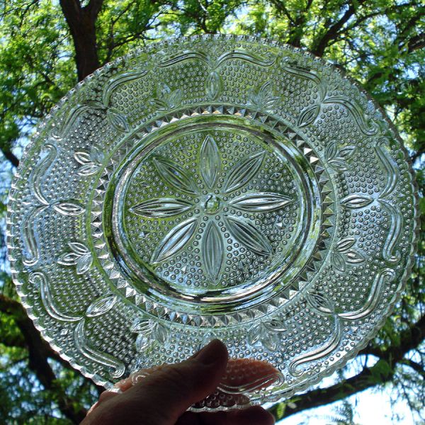 Federal Heritage Crystal Dinner Plates, Set of 4 Mint #3