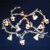 Soft Plastic Filigree 1960s Christmas Garland Light String