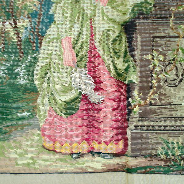 Elegant Lady Large Needlepoint Wall Tapestry Finished Clearance #3