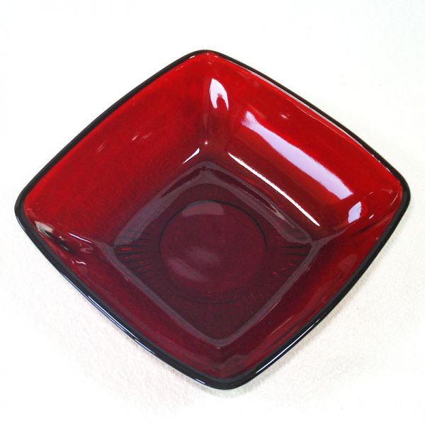 Anchor Hocking Royal Ruby Charm Fruit Dessert Bowl Clearance