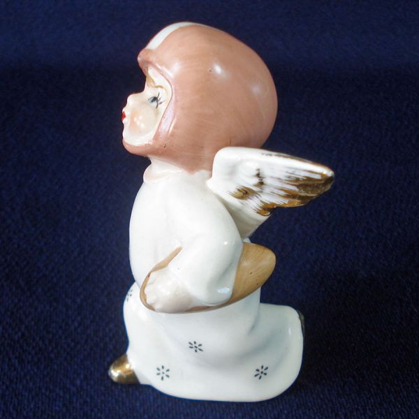 1950s Little Boy Football Player Angel Figurine #3