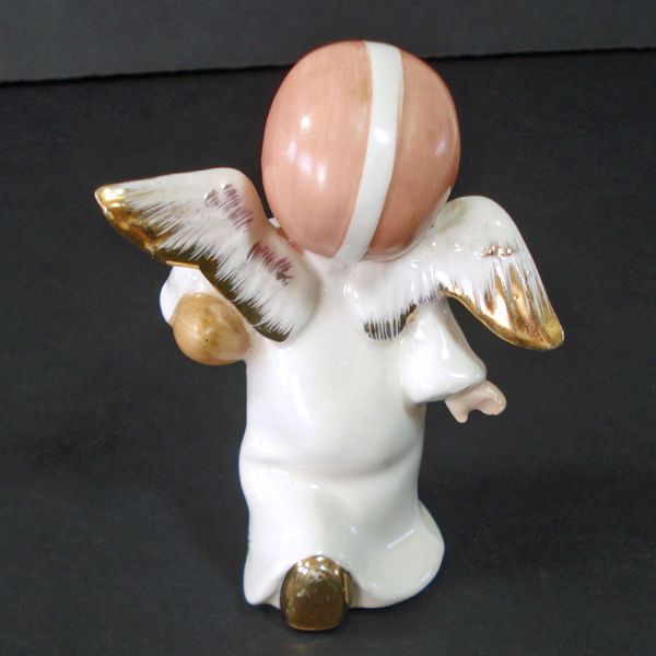 1950s Little Boy Football Player Angel Figurine #4