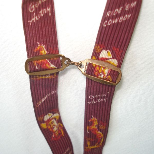 Gene Autry 1940s Childs Cowboy Suspenders #4