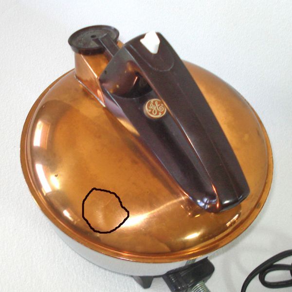 1940s GE Copper Stainless Electric Tea Kettle #3
