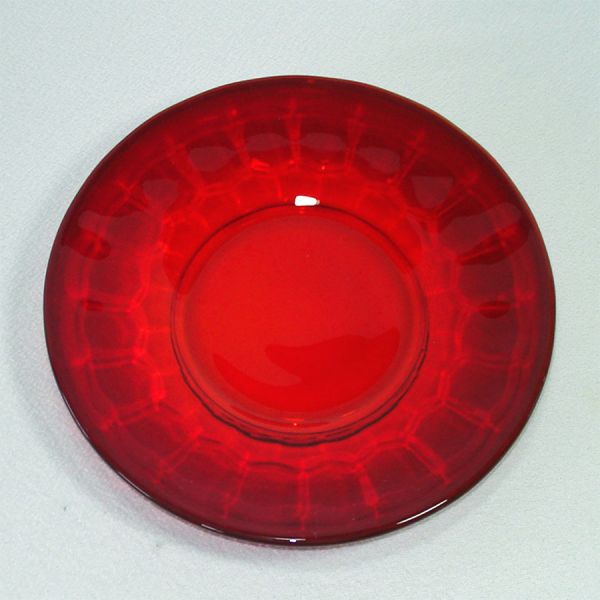 Viking Ruby Georgian Glass Luncheon Plate Clearance
