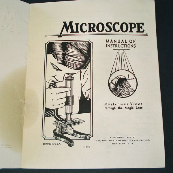 Gilbert 1936 Micro Chemistry Set With Microscope #12