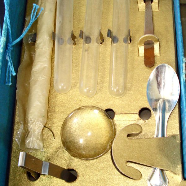 Gilbert 1936 Micro Chemistry Set With Microscope #5