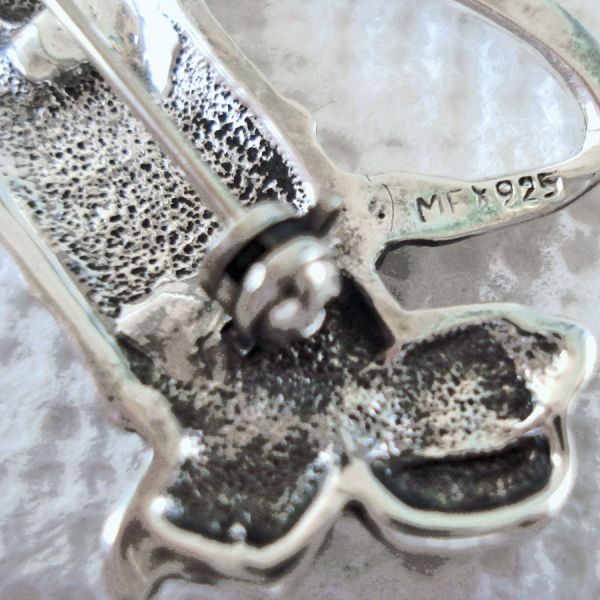 Sterling Silver Golf Brooch Pin With Charms Clearance #3