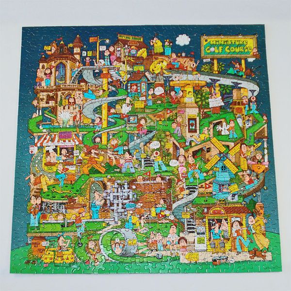 A Short Round of Golf Springbok 500 Piece Jigsaw Puzzle #2