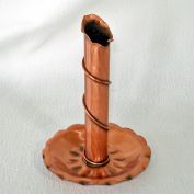 Gregorian Solid Copper Bud Vase