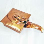 Gregorian Copper Square Silent Butler Leaf Design