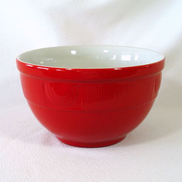 Hall Chinese Red Deco 2 Quart Mixing Bowl #1