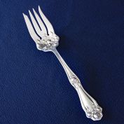 American Beauty Antique Silverplate Cold Meat Fork Roses Clearance