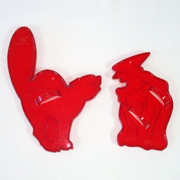 HRM Red Plastic Holiday Cookie Cutters #2