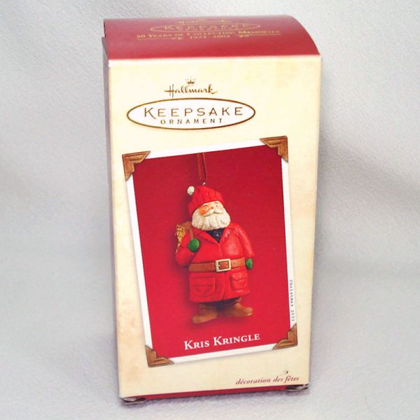 Hallmark 2003 Kris Kringle Keepsake Christmas Ornament #3