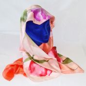 Colorful Tulips Holland Silk Scarf