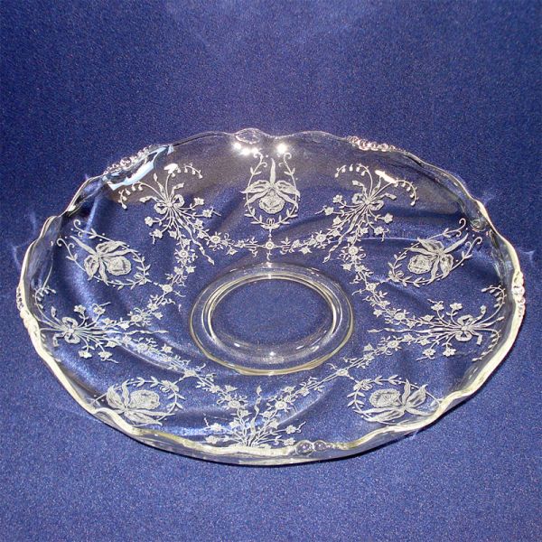 Heisey Orchid 13 Inch Gardenia Bowl #2