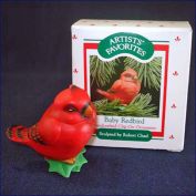 Hallmark 1988 Baby Redbird Clip Christmas Ornament Original Box Clearance