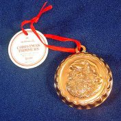 Hallmark 1983 Copper Santa Face Candy Mold Christmas Ornament Clearance